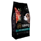 Savory Puppy rich in Fresh Turkey & Chicken