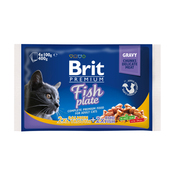 Brit Cat Pouches Fish Plate