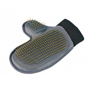 Trixie Coat Care Glove with Wire Bristles
