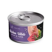 Savory Chicken Fillets rich in Tuna in Jelly for Adult Cats