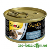 GimCat ShinyCat in Jelly Tuna with Shrimp